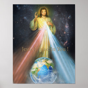 Poster Image Divine Miséricorde Dévotionnelle.
