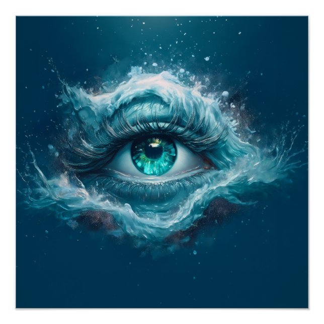 Poster Image Fantastique - Vieilles Yeux Bleus (Devant)