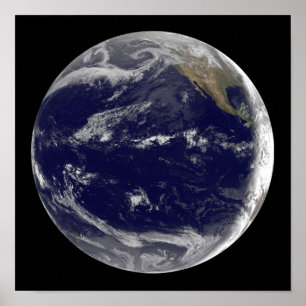 Poster Image satellite de la Terre 2