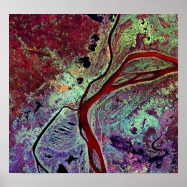 Poster imagerie satellite phène (Devant)