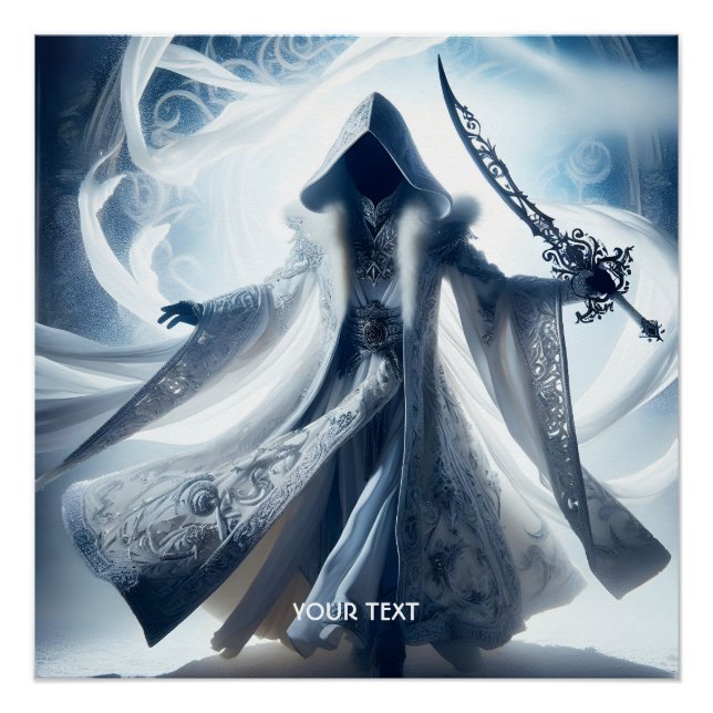 Poster Imaginaire blanc mou Lumière (Devant)