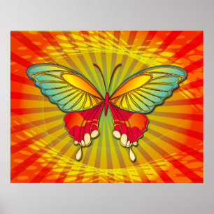 POSTER IMAGINAIRE BUTTERFLY