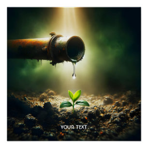 Poster Imaginaire Cute Drop D'Eau