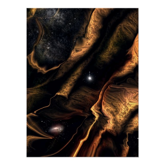 Poster Imaginaire de science-fiction surréaliste (Devant)