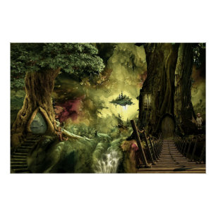 Poster Imaginaire en Amazonie