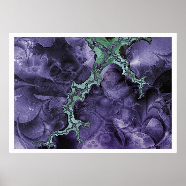 Poster Imaginaire fractal 11 (Devant)