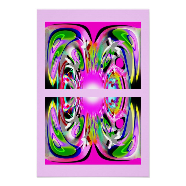 Poster Imaginaire jumeau art décoratif (Devant)