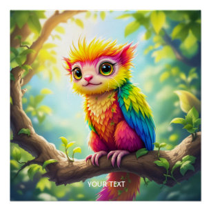 Poster Imaginaire miel semi-ferret hybride