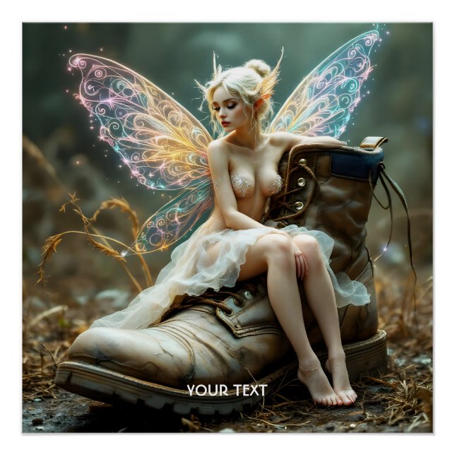 Poster Imaginaire mignon Vieux Gros démarrage (Devant)