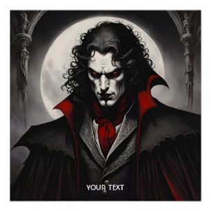 Poster Imaginaire mignon Vivid noir blanc gothique