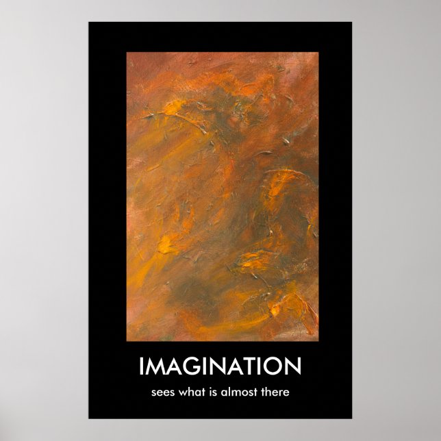 Poster IMAGINATION, voit ce qui est presque là (Devant)