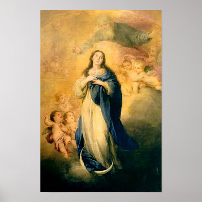 Poster Immaculée Conception Vierge Marie Assomption 02 (Devant)
