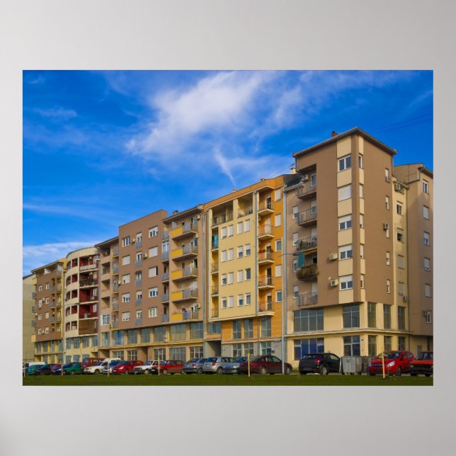 Poster immeuble d'appartements (Devant)