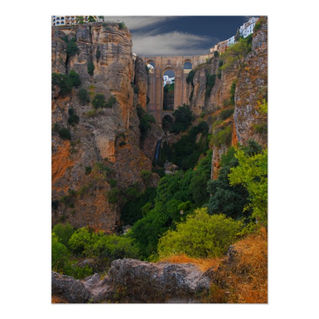 Poster Imposant vu d'en haut - Ronda Espagne (Devant)