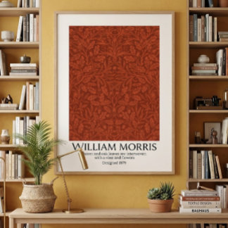 Poster Impression botanique vintage de William Morris Aco