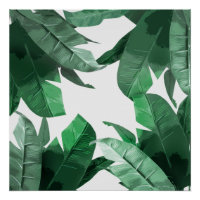 Impression d'art feuille banane