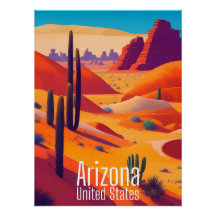 Impression de désert Arizona États-Unis