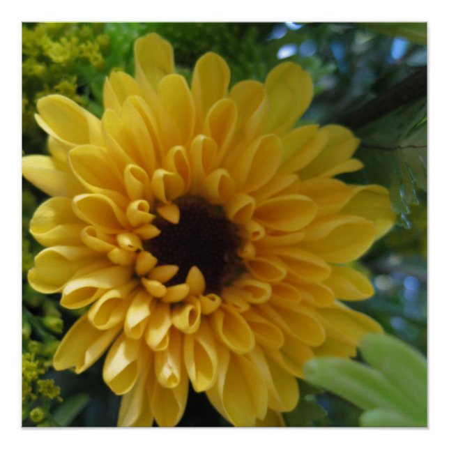 Poster Impression de l'affiche jaune (Devant)