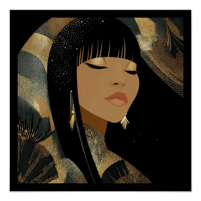 Poster Impression de toile étirée (Devant)