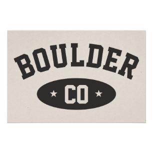 Poster Impression de typographie sportive vintage de Boul