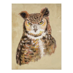 Poster Impression minimaliste aquarelle pour les amateurs