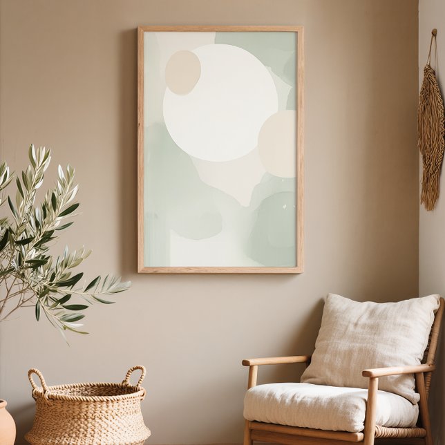 Poster Impression murale Abstraite japonaise minimale (Créateur téléchargé)