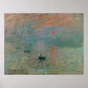 Poster Impression, Soleil Levant par Claude Monet 1872