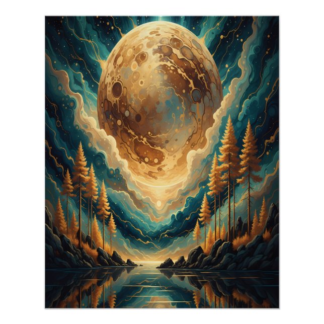 Poster Impression sur toile tendue (Devant)