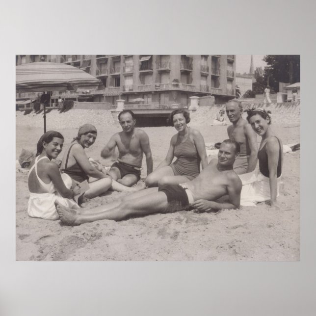 Poster Imprimé à Cannes dans les années 1930 (Devant)