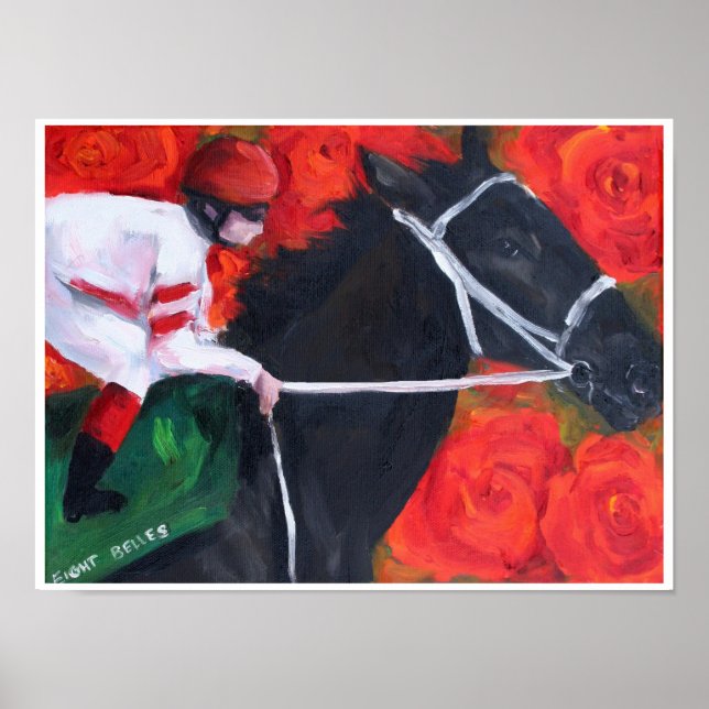 Poster Imprimé commémoratif de Huit Belles (Devant)