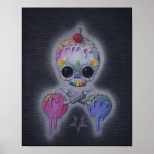 Poster imprimé d'art sucré