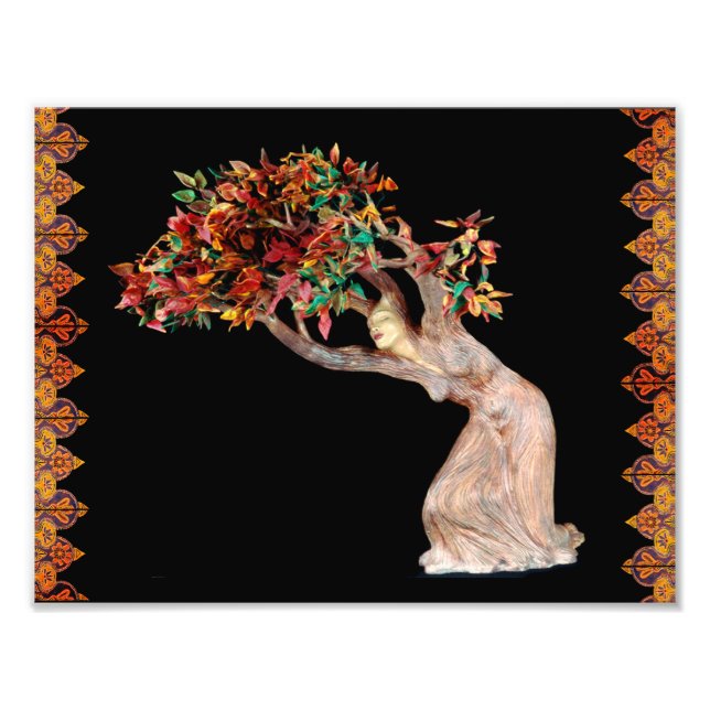Poster imprimé Dryad Automne (Devant)