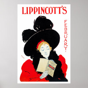 Poster imprimé : Lippincott's February