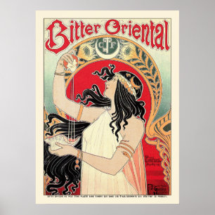 Poster Imprimer : Art Nouveau - Bitter Oriental