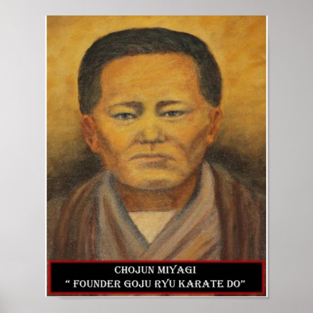 Poster Imprimer Chojun Miyagi (Devant)