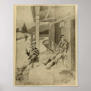 Poster Imprimer de 1894 Vélos Vintages pour hommes
