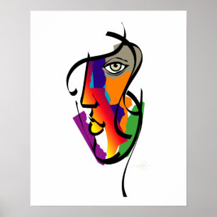 Poster Imprimer femme multiculturelle