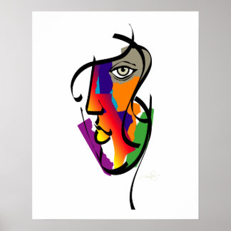 Poster Imprimer femme multiculturelle
