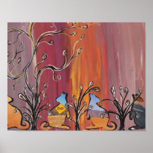 Poster Imprimer Kangaroos extérieur