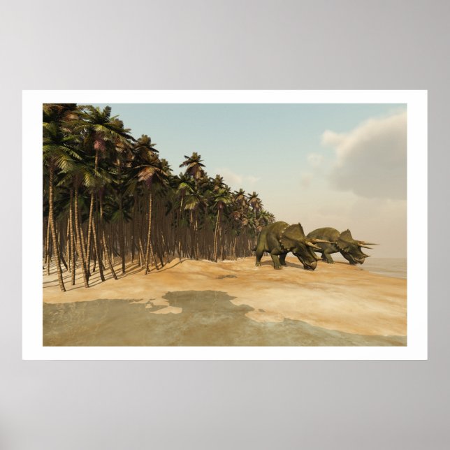 POSTER IMPRIMER LA VIE DE DINOSAUR (Devant)