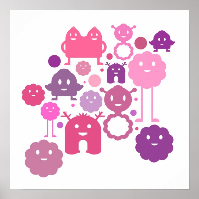 Poster Imprimer les monstres ! (Devant)