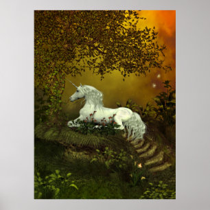 Poster Imprimer licorne mystique