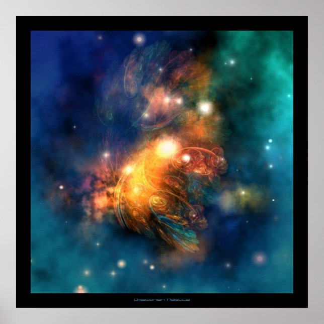 POSTER IMPRIMER NEBULA DRACONIENNE (Devant)