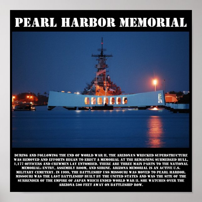 Poster Imprimer Pearl Harbour (Devant)