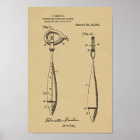 Imprimer Reflex Hammer, art breveté Médicale 1918