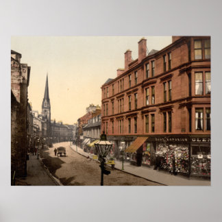 Poster Imprimerie d'archives de High Street, Dumbarton, É