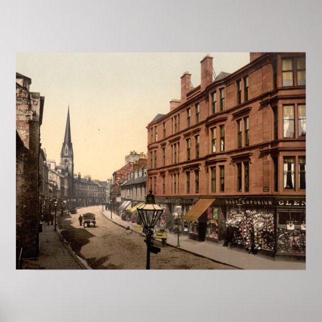 Poster Imprimerie d'archives de High Street, Dumbarton, É (Devant)
