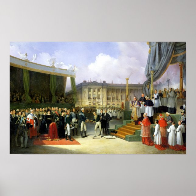 Poster Inauguration d'un monument en mémoire Louis XVI (Devant)