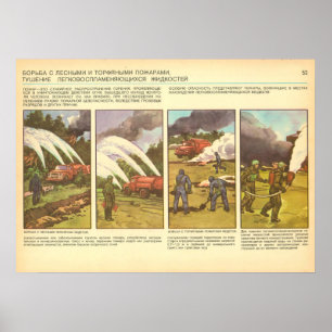 Poster incendies de forêt