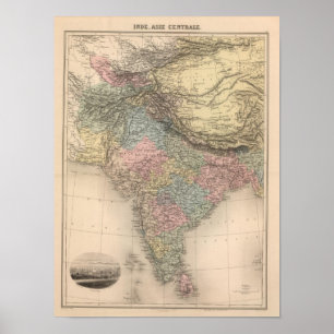Poster Inde Asie centrale